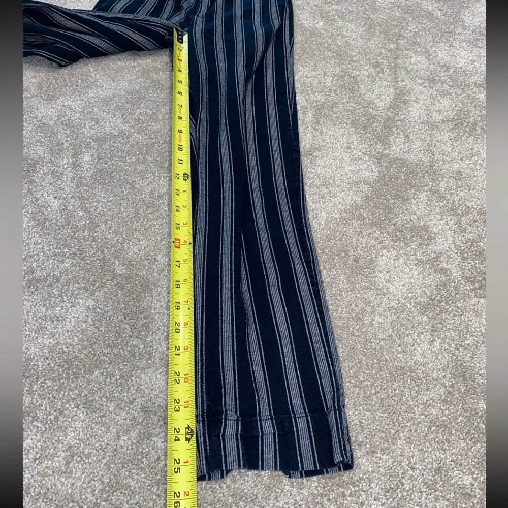 Brandy Melville Black and‎ Grey Striped Pants